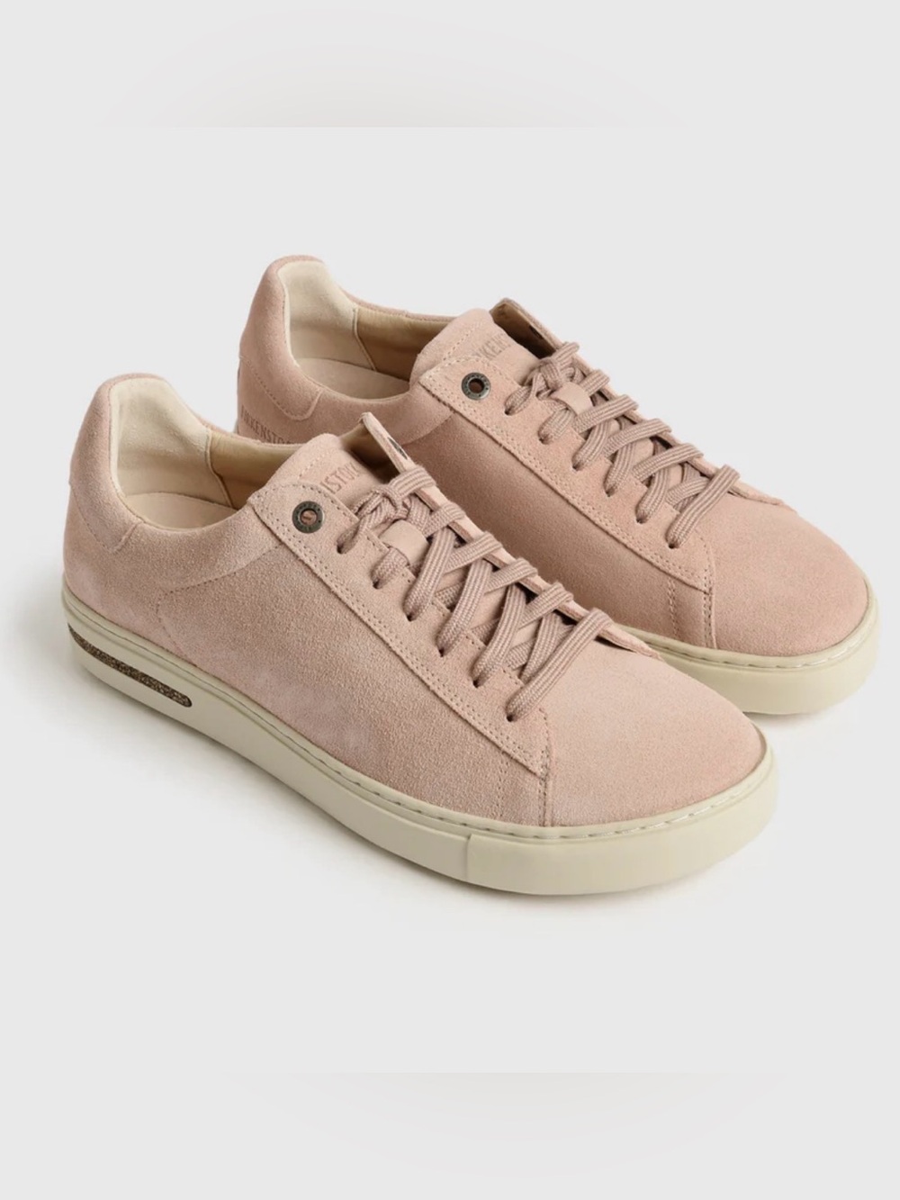 Birkenstock Women's Bend Low Sneaker suede neutral sand light rose